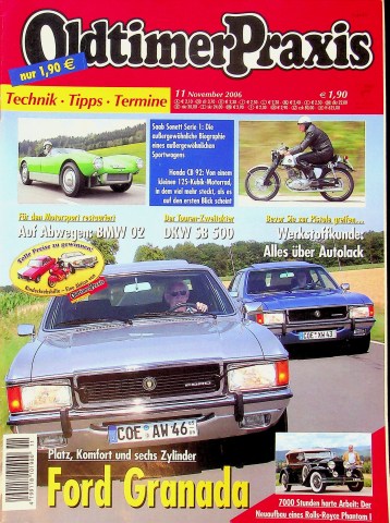 Deckblatt Oldtimer Praxis (11/2006)